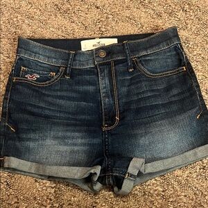 Hollister Blue Jean Shorts Modern Cut